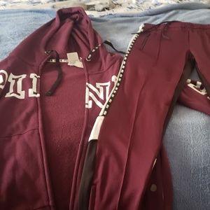 Small pink suit with tags